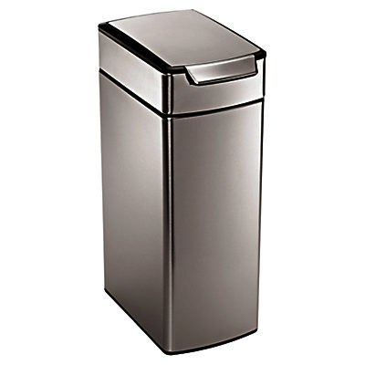 simplehuman Slim Rectangular Touch Bar Bin, 40L